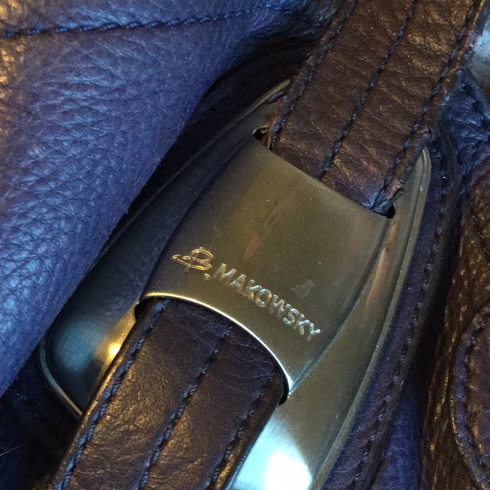 B. Makowsky genuine leather purse. Authentic